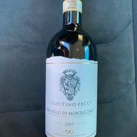 Vino celestino pecci Brunello di montalcino 2017