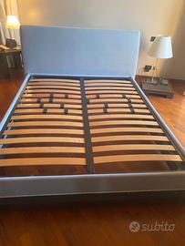 Letto con doghe wenge  ditta “orizzonti”