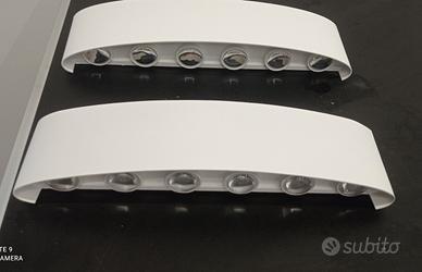 4 plafoniere led da esterno luce calda