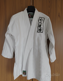 🥋 Kimono Judo / Jujitsu Bianco - Misura 160 Tg 3