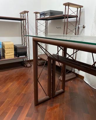 Bancone in ferro  + scaffalatura