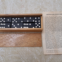 Gioco domino in legno, vintage