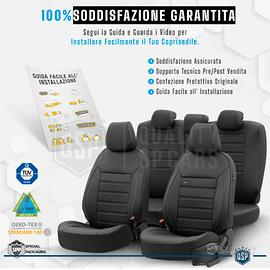 Subito - RT ITALIA CARS - COPRISEDILI per Fiat 500L in PELLE Nera COMPLETO  - Accessori Auto In vendita a Bari