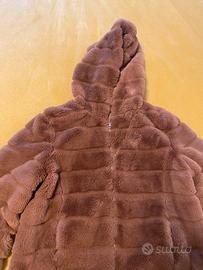 Pelliccia sintetica marrone