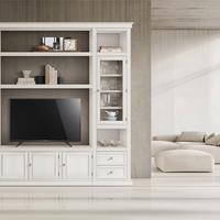 PARETE TTREZZATA IDEALE COME PORTA TV E LIBRERIA