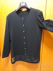 Tailleur gonna in pizzo di lana