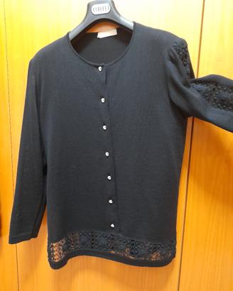 Tailleur gonna in pizzo di lana