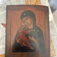 Icona Sacra Madonna con Bambinello