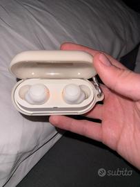 Auricolari Sony Bluetooth Bianchi