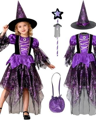 Costume da strega per Halloween nuovissimo
