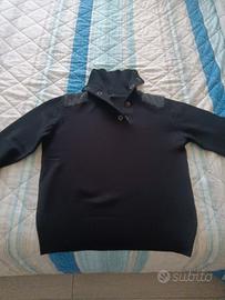 Maglione uomo a collo alto di lana 