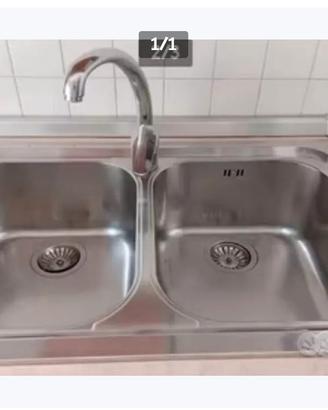 Lavandino cucina acciaio inox