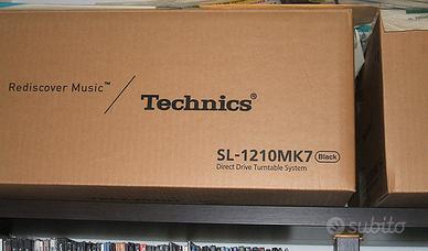 Technics SL-1210 MK 7, giradischi nuovo