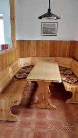 tavolo e panca modulare 