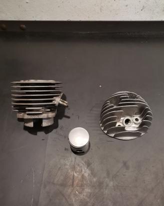 Cilindro, testa e pistone vespa/ape 50