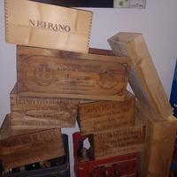 CASSE IN LEGNO VINI PIEMONTESI VINTAGE