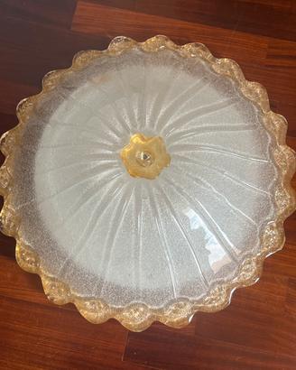 Plafoniera in vetro tipo murano diametro 60cm