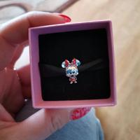 Charm Pandora Disney Minnie con abito e fiocco