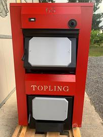 CALDAIA A LEGNA FIAMMA LIBERA mod.TKP 65 da 65kw