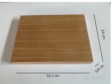 mensole in legno rovere