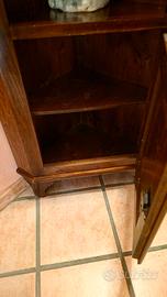 Mobile angolare/angoliera in legno massiccio
