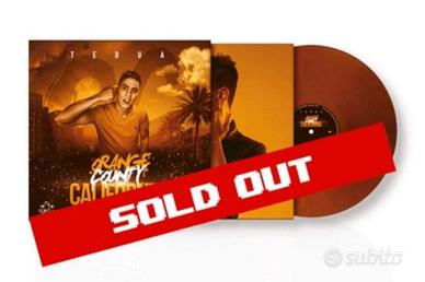 Vinile SOLD OUT Orange Conunty Tedua SIGILLATO