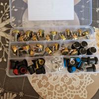 Kit potenziometri + knob plastica/metallo (1set)