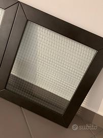 Ante vetro eff. vintage per mobile pensile cucina