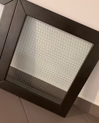 Ante vetro eff. vintage per mobile pensile cucina