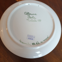 Piatto Ceramiche artistiche R.B. vintage