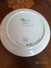 Piatto Ceramiche artistiche R.B. vintage