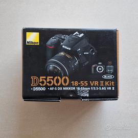 Nikon D5500 + Obiettivo 18-55 VR II – Kit completo
