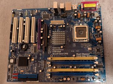 Asrock 4core dual sata2 + cpu + ram