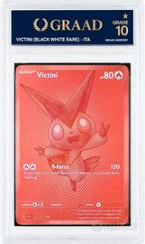 Victini Black White Rare - Carta Rossa Fuoco Bianc