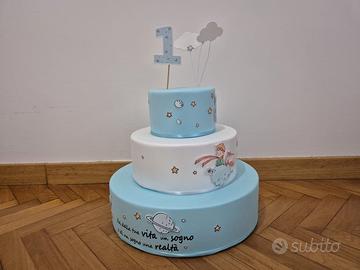 Kit compleanno torta finta Piccolo Principe