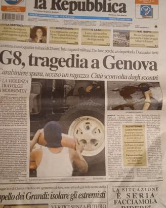 Quotidiano la Repubblica storici