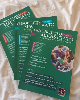 Rivista Obiettivo magistrato numeri vari