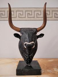busto di TORO, MINOTAURO  GRECO