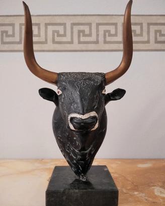 busto di TORO, MINOTAURO  GRECO