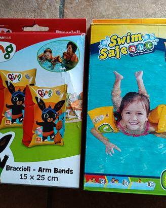 coppia di braccioli x bambini 