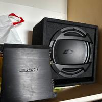 Subwoofer + amplificatore alpine
