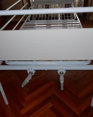 Letto da degenza nuovo 2 manovelle con sponda