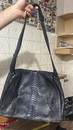 Borsa Silvano Biagini pitone in pelle 