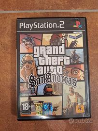 GTA SAN ANDREAS+MEMORY CARD CON GIOCO COMPLETO PS2