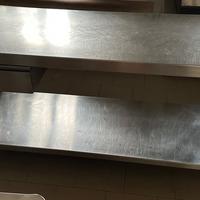 Tavolo banco acciaio inox 180x70x85