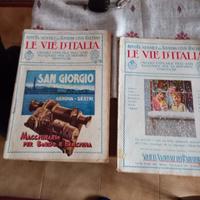 vecchio giornale  le vie d' Italia 