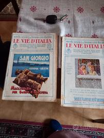 vecchio giornale  le vie d' Italia 