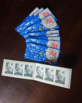 Lotto 10 Libretti Filatelici Giornata dell'Europa