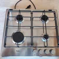 Whirlpool piano cottura 4 fuochi