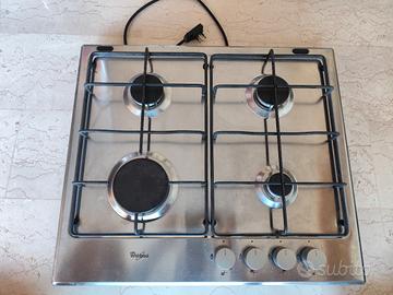Whirlpool piano cottura 4 fuochi
